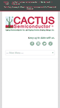 Mobile Screenshot of cactussemiconductor.com